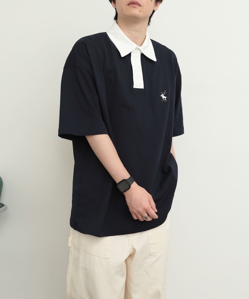 SENSE OF PLACE by URBAN RESEARCH（センスオブプレイスバイアーバンリサーチ）の「『ユニセックス』『別注』GREENWICH POLO CLUB×SOP　ラガー（ポロシャツ・メンズ・バーガンディー/グリーン/ネイビー・MEDIUM/LARGE）」の22枚目の写真