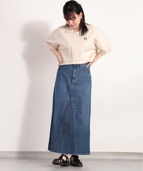 cepo（セポ）の「ライトデニムリメイクスカート セットアップ可能