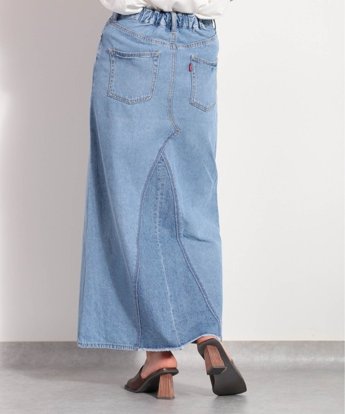 cepo（セポ）の「ライトデニムリメイクスカート セットアップ可能