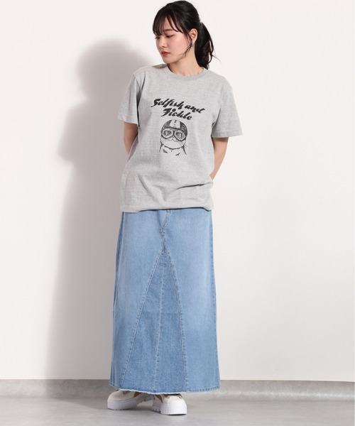 cepo（セポ）の「ライトデニムリメイクスカート セットアップ可能