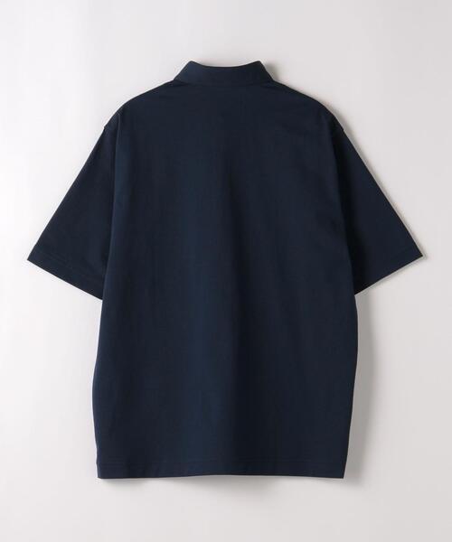 green label relaxing（グリーンレーベルリラクシング）の「サッカーストライプ ボタンダウンカラー ポロシャツ -吸水速乾-（ポロシャツ・メンズ・ライトブルー/ライトグレー/ネイビー・S/L/XL/M/XXL）」の19枚目の写真