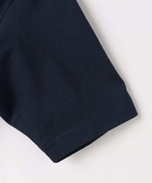 green label relaxing（グリーンレーベルリラクシング）の「サッカーストライプ ボタンダウンカラー ポロシャツ -吸水速乾-（ポロシャツ・メンズ・ライトブルー/ライトグレー/ネイビー・S/L/XL/M/XXL）」の10枚目の写真