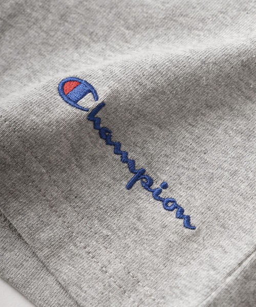 Champion（チャンピオン）の「【Champion/チャンピオン】ワンポイントロゴ ワッペンデザイン コットンジャージー生地 ショーツ/ショートパンツ（その他パンツ・メンズ・ホワイト/ネイビー/ブラック/グレー・M/L/XL）」の9枚目の写真