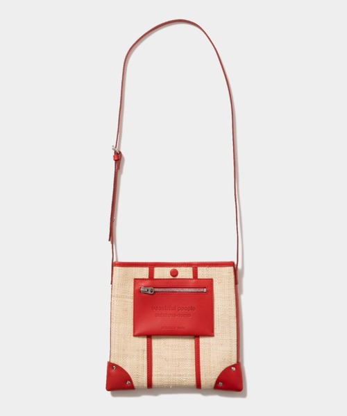 極美品 beautiful people ビニールバッグ 赤 RED beautiful people PVCバッグ/夏 - メルカリ