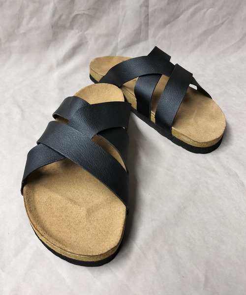 Starting Over（スターティングオーバー）の「軽ソール クロスサンダル/レディース メンズ（サンダル・メンズ・ブラウン/ブラック・M/L）」の7枚目の写真