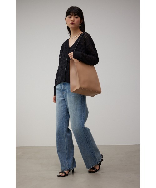 AZUL by moussy(アズールバイマウジー)の「ナローハンドルショッパーバッグ(ショルダーバッグ・レディース・ブラック/ホワイト系その他/グリーン/ベージュ/ブラウン系その他・FREE)」の7枚目の写真