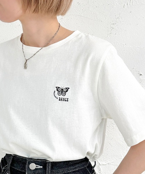 apres jour mignon(アプレジュールミニョン)の「アソートTシャツ【ZOZOTOWN限定アイテム】(Tシャツ/カットソー・レディース・ライトブルー/ブラック/ネイビー/ホワイト系その他2/ホワイト系その他3/ホワイト系その他/オフホワイト・X-LARGE/フリー)」の3枚目の写真