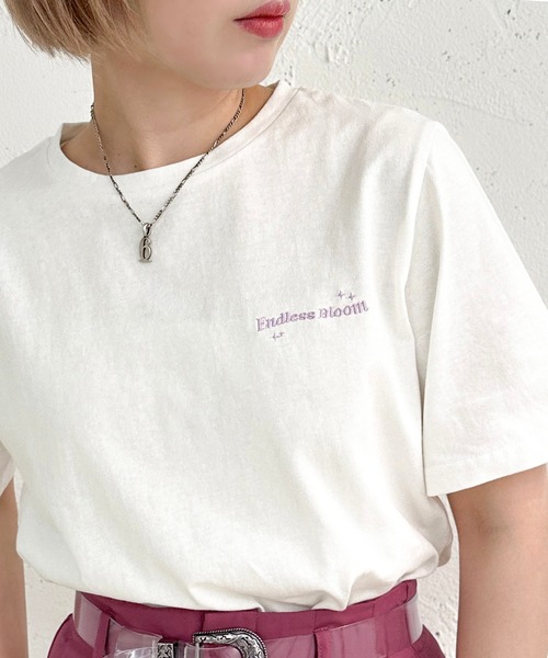 apres jour mignon(アプレジュールミニョン)の「アソートTシャツ【ZOZOTOWN限定アイテム】(Tシャツ/カットソー・レディース・ライトブルー/ブラック/ネイビー/ホワイト系その他2/ホワイト系その他3/ホワイト系その他/オフホワイト・X-LARGE/フリー)」の8枚目の写真