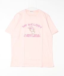 sanrio 刺繍 チェーンステッチ 半袖Tシャツ