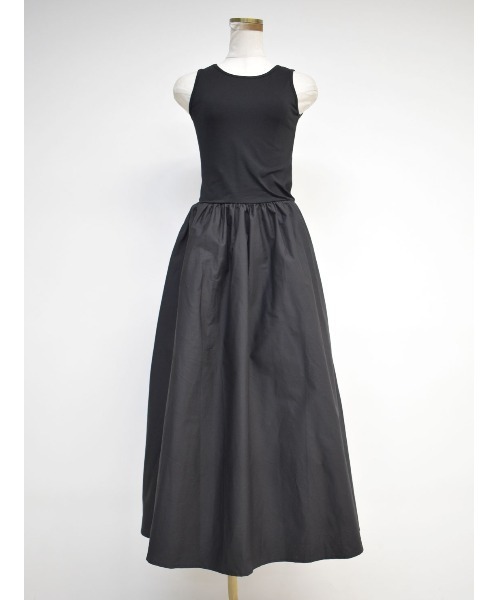 Reurie'(レウリィ)の「ニットドッキングノースリーブワンピース/knit docking no sleeve onepiece(ワンピース・レディース・ブラック/ホワイト・FREE)」の7枚目の写真