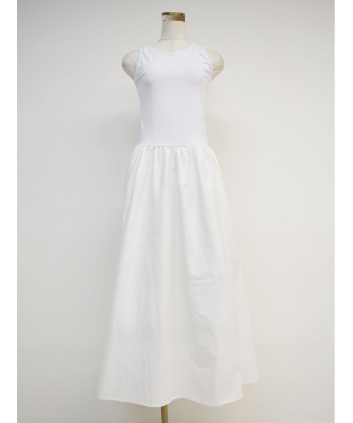 Reurie'(レウリィ)の「ニットドッキングノースリーブワンピース/knit docking no sleeve onepiece(ワンピース・レディース・ブラック/ホワイト・FREE)」の10枚目の写真