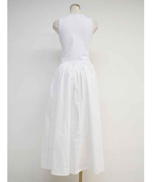 Reurie'(レウリィ)の「ニットドッキングノースリーブワンピース/knit docking no sleeve onepiece(ワンピース・レディース・ブラック/ホワイト・FREE)」の5枚目の写真