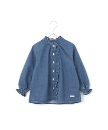MAKE YOUR DAY（メイクユアデイ）の「無地フリルブラウス■80～140cm（シャツ/ブラウス・キッズ）」