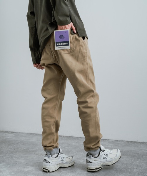 KRIFF MAYER（クリフメイヤー）の「新色追加 KRIFF MAYER クリフメイヤー コットンストレッチツイル・ヒッコリーデニムクライミングジョガーパンツ（その他パンツ・メンズ・ブルー/ブラック/ダークネイビー/サンドベージュ/キャメル/カーキ/ストライプ・S/L/XL/M）」の3枚目の写真