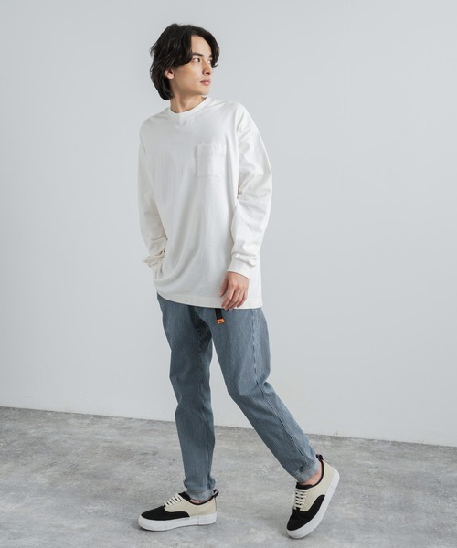 KRIFF MAYER（クリフメイヤー）の「新色追加 KRIFF MAYER クリフメイヤー コットンストレッチツイル・ヒッコリーデニムクライミングジョガーパンツ（その他パンツ・メンズ・ブルー/ブラック/ダークネイビー/サンドベージュ/キャメル/カーキ/ストライプ・S/L/XL/M）」の17枚目の写真