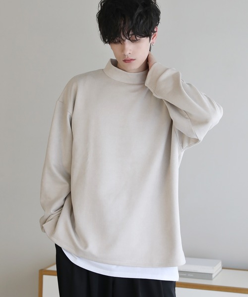 ETELIO（エテリオ）の「モックネックドレープポンチ/フェイク