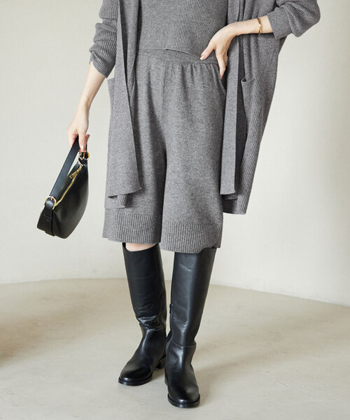 SLOBE IENA（スローブイエナ）の「ニットショートパンツ（その他パンツ