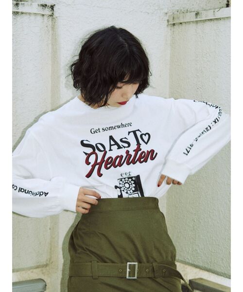 jouetie（ジュエティ）の「telephone ロンT（Tシャツ/カットソー・レディース・ピンク/ブラック/オフホワイト・MEDIUM）」の13枚目の写真