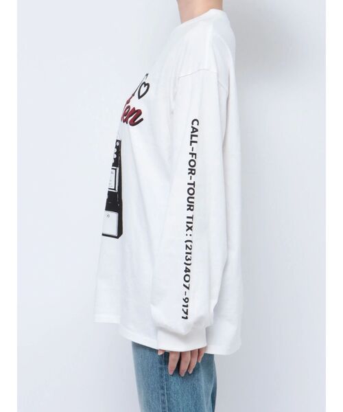 jouetie（ジュエティ）の「telephone ロンT（Tシャツ/カットソー・レディース・ピンク/ブラック/オフホワイト・MEDIUM）」の15枚目の写真