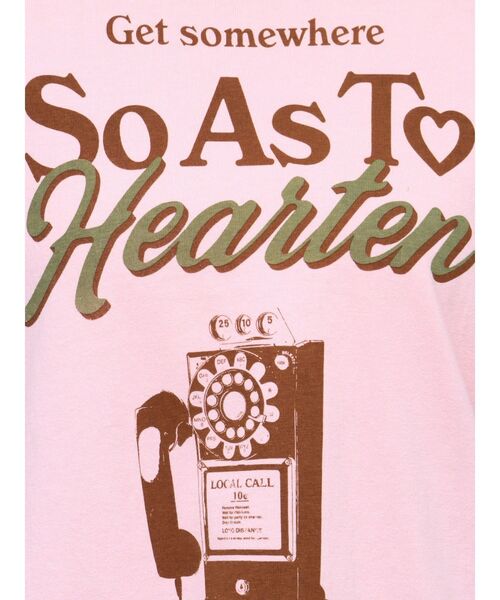 jouetie（ジュエティ）の「telephone ロンT（Tシャツ/カットソー・レディース・ピンク/ブラック/オフホワイト・MEDIUM）」の22枚目の写真