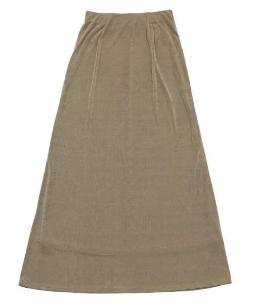 select MOCA（セレクトモカ）の「【サイズ展開あり】シャイニーストレッチナローロングスカート（スカート・レディース・グレー/ダークブラウン/ホワイト/ブラック/グレイッシュベージュ・FREE/SMALL/LARGE）」の7枚目の写真