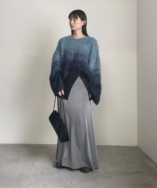 セール】【サイズ展開あり】シャイニーストレッチナローロング