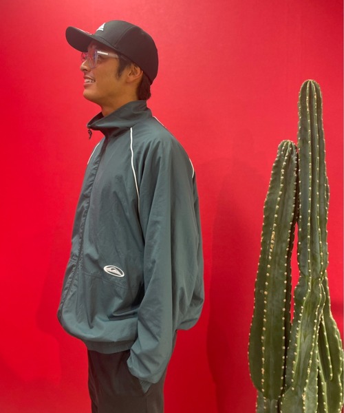 【セール】ST WATER REPELLENT J/クイックシルバーレトロテイストスタンドナイロンブルゾン（ブルゾン）｜Quiksilver（クイックシルバー）