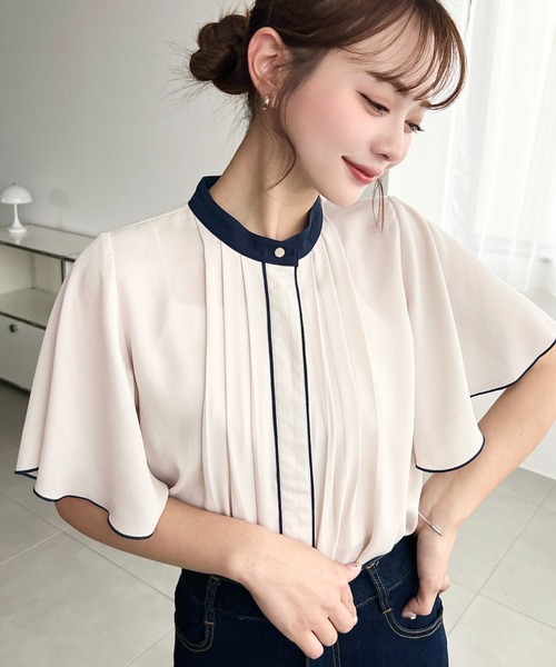 シャツ/ブラウス(半袖/袖なし) RIKO Petal frill blouse 商品一覧｜PETAL ONLINE（ペタルオンライン）