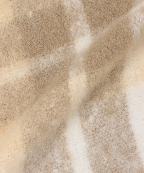 LOVETOXIC（ラブトキシック）の「ボリュームフリンジマフラー（マフラー・キッズ・ベージュ/アイボリー/ブラック/サックスブルー・FREE）」の7枚目の写真