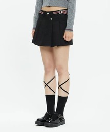 TARGETTO（ターゲット）の「A'GEM/9 × .kom『ROMANTIC CROWN/ロマンティッククラウン×TARGETTO/ターゲット』LOW RISE PLEATS SKIRT/ローライズプリーツスカート（スカート）」