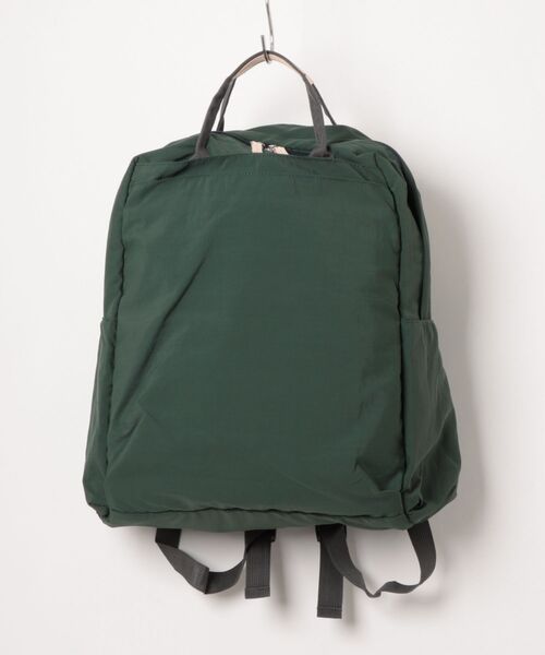 EARTH MADE(アースメイド)の「12POCKET INSIDE PRINT RUCK(バックパック/リュック・レディース・サンドベージュ/ダークグレー/ブラック/ライトベージュ/ライトピンク/ブルー/サファリグリーン/ミント/ダークブルー/ライトパープル/ダークネイビー/ブラウン/ライトグレー/キャメル/グリーン/レッド・FREE)」の7枚目の写真