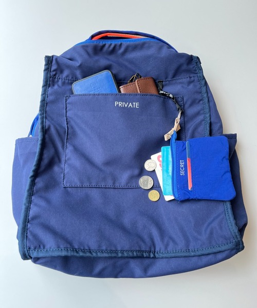 12ポケット INSIDE PRINT RUCK（バックパック/リュック）｜EARTH MADE（アースメイド）