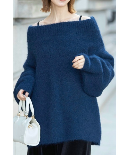 &. NOSTALGIA（アンドドットノスタルジア）の「起毛オフショルダー