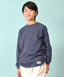LEAD（リード）の「OCS認証 オーガニックコットン100% ロゴ【イニシャル S】長袖Tシャツ（Tシャツ/カットソー）」