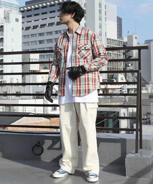 8(eight)(エイト)の「A-10 レザーグローブ ミリタリー物(手袋・メンズ・ブラック/ブラウン・SMALL/MEDIUM/LARGE)」の4枚目の写真