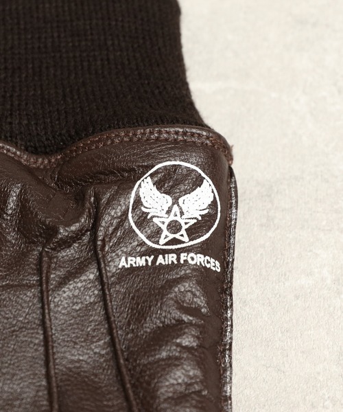 8(eight)(エイト)の「A-10 レザーグローブ ミリタリー物(手袋・メンズ・ブラック/ブラウン・SMALL/MEDIUM/LARGE)」の22枚目の写真