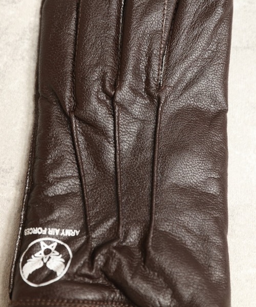 8(eight)(エイト)の「A-10 レザーグローブ ミリタリー物(手袋・メンズ・ブラック/ブラウン・SMALL/MEDIUM/LARGE)」の19枚目の写真