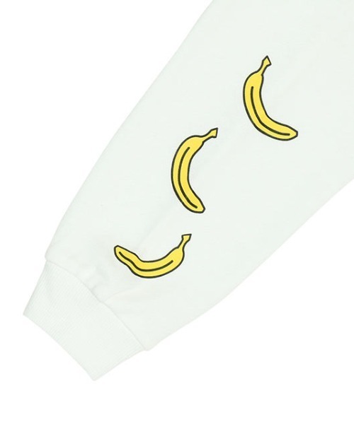 MINIONS（ミニオンズ）の「親子お揃い ミニオン 裏毛袖デザイントレーナー 9103A（スウェット・レディース・ホワイト・M/L）」の4枚目の写真