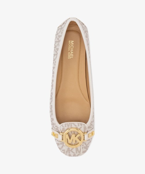 MICHAEL KORS（マイケルコース）の「FULTON モカシン - MKシグネチャー（パンプス・レディース・ホワイト系・6.5/6/5.5/8/7.5/7）」の4枚目の写真