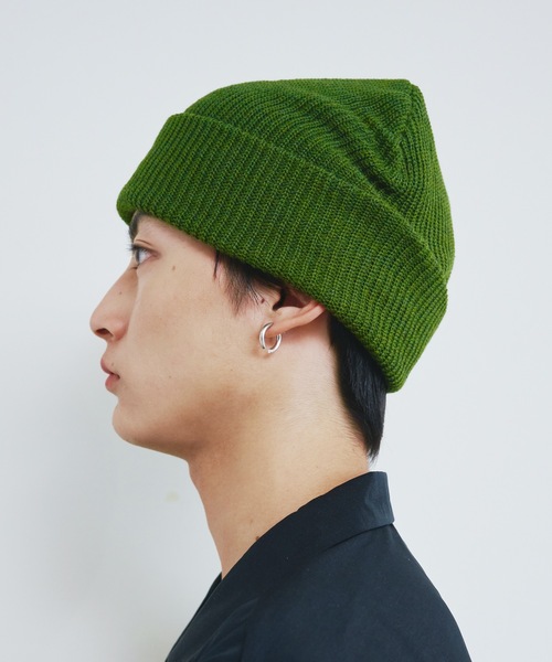 Magine（マージン）の「【SELECT】ST:MICRO AZE WATCH マイクロ　畦編み ワッチキャップ（ニットキャップ/ビーニー・メンズ・ブラック/ブラウン/カーキ/オリーブドラブ・FREE）」の13枚目の写真