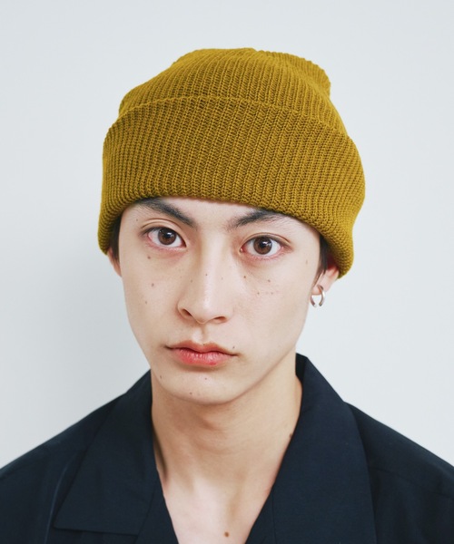 Magine（マージン）の「【SELECT】ST:MICRO AZE WATCH マイクロ　畦編み ワッチキャップ（ニットキャップ/ビーニー・メンズ・ブラック/ブラウン/カーキ/オリーブドラブ・FREE）」の10枚目の写真