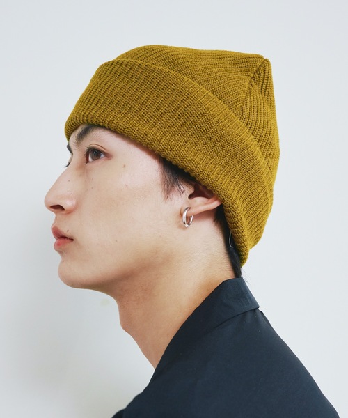 Magine（マージン）の「【SELECT】ST:MICRO AZE WATCH マイクロ　畦編み ワッチキャップ（ニットキャップ/ビーニー・メンズ・ブラック/ブラウン/カーキ/オリーブドラブ・FREE）」の11枚目の写真