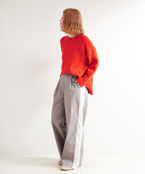 B.C STOCK(ベーセーストック)の「《追加》FOXMIXクルーネックプルオーバー(ニット/セーター・レディース・ブルー/ブラウン/オレンジ/サックスブルー/グリーン・FREE)」の19枚目の写真