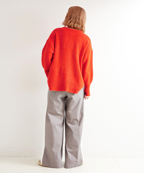 B.C STOCK(ベーセーストック)の「《追加》FOXMIXクルーネックプルオーバー(ニット/セーター・レディース・ブルー/ブラウン/オレンジ/サックスブルー/グリーン・FREE)」の21枚目の写真