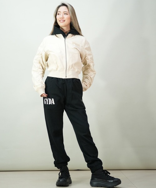 ROXY(ロキシー)の「ROXY/ロキシー ショート丈 MA-1 ギャザースリーブ RJK241058(MA-1・レディース・ブラック/カーキ/オフホワイト・L/M)」の11枚目の写真