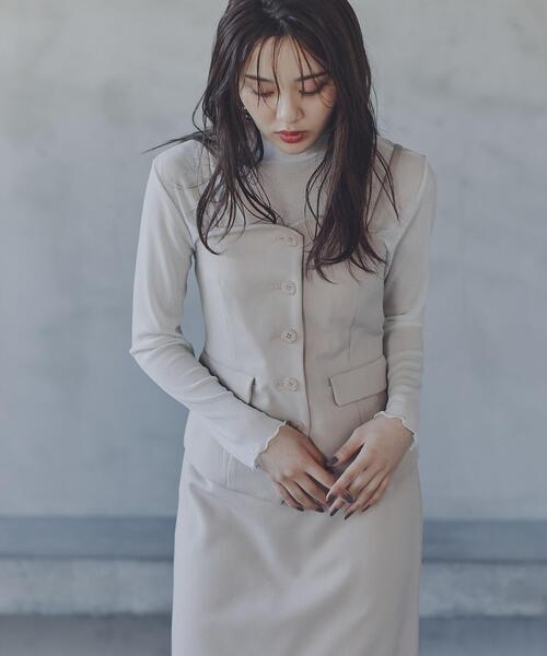 PROPORTION BODY DRESSING（プロポーションボディドレッシング）の「ハイネックラメシアーカットソー / 1214160102（Tシャツ/カットソー・レディース・ホワイト系その他・FREE）」の5枚目の写真