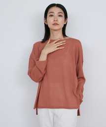 ワイドシアーニットプルオーバー