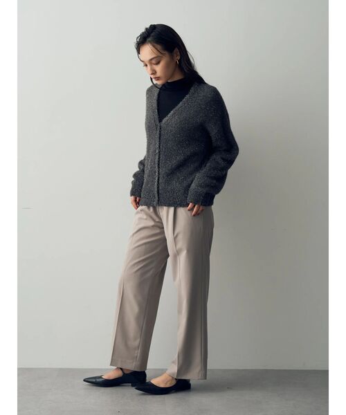 YECCA VECCA（イェッカヴェッカ）の「ダブルウエストストレートパンツ（その他パンツ・レディース・ベージュ/ブラウン/グレー・M-L/S/M）」の22枚目の写真