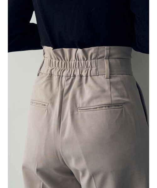 YECCA VECCA（イェッカヴェッカ）の「ダブルウエストストレートパンツ（その他パンツ・レディース・ベージュ/ブラウン/グレー・M-L/S/M）」の18枚目の写真