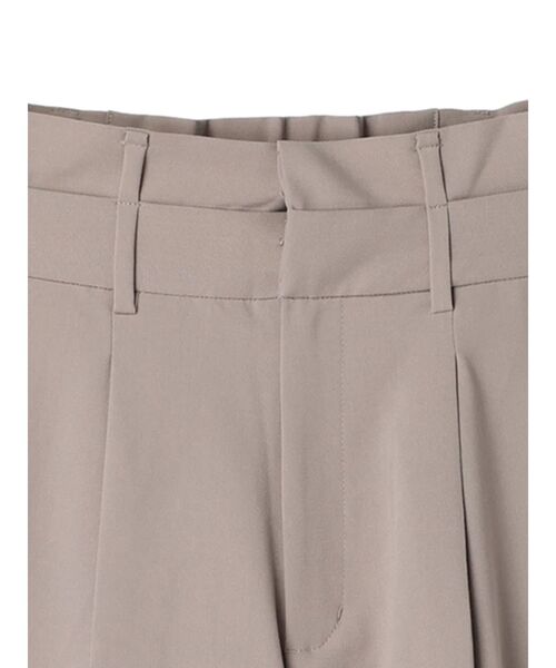 YECCA VECCA（イェッカヴェッカ）の「ダブルウエストストレートパンツ（その他パンツ・レディース・ベージュ/ブラウン/グレー・M-L/S/M）」の7枚目の写真